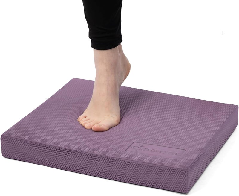 StrongTek Professional Foam Exercise Balance Pad - 15.8" x 13" x 2", High-Density TPE Foam Knee Pad, Non-Slip & Water-Resistant, for Balance Training, Physical Therapy, Yoga, and More - Image 1